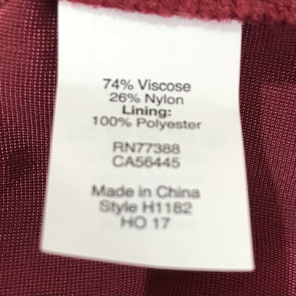 J. Crew Burgundy Red Velvet Sleeveless Peplum Blouse Top size 4 NEW - Picture 6 of 14